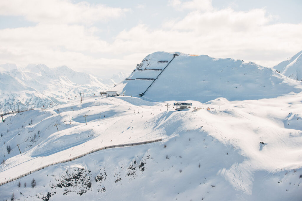 Die Bergstationen vom Skigebiet Zauchensee