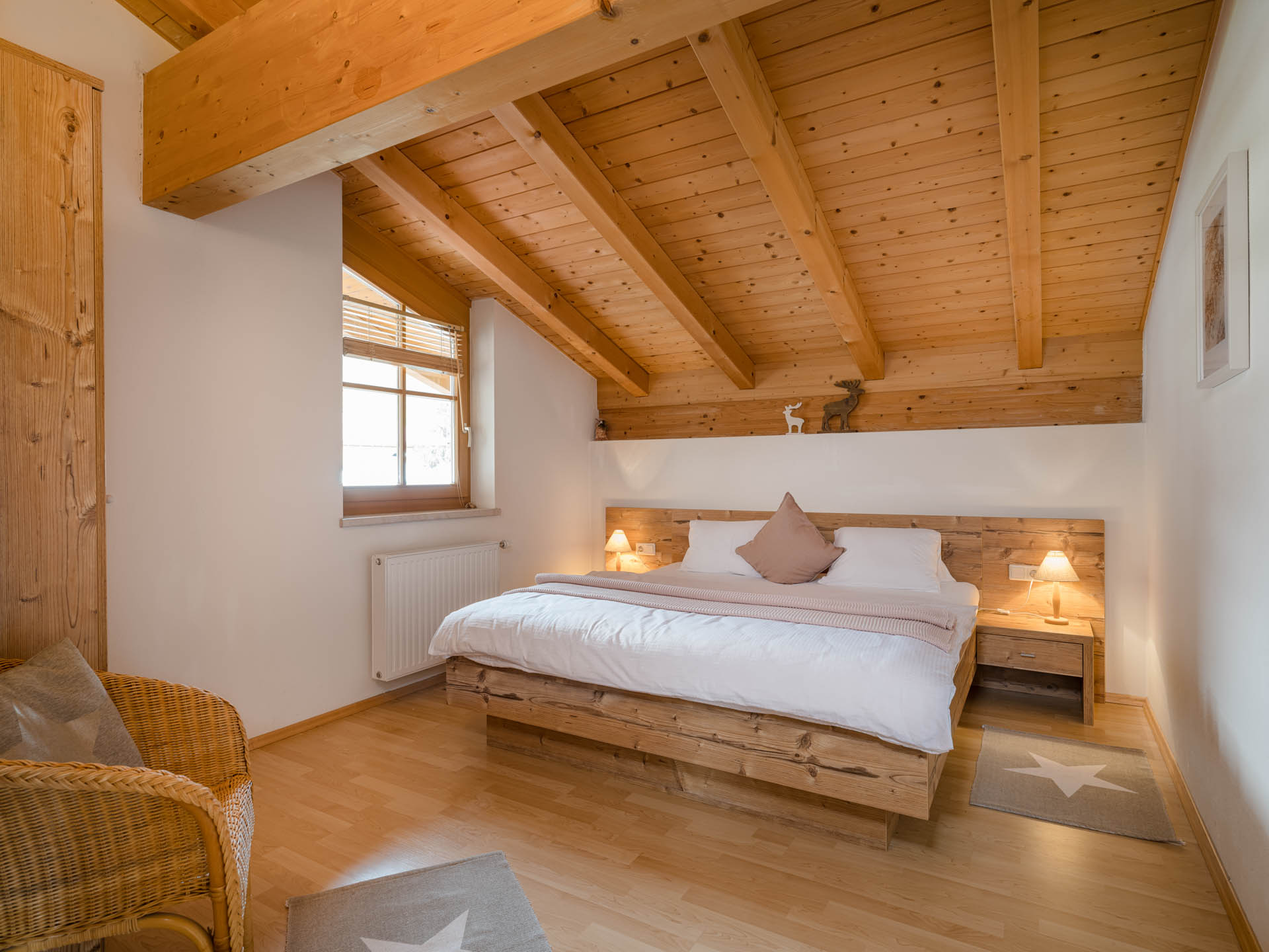 Das Schlafzimmer des Appartement 5, eine Ferienwohnung, von Appartements Klausner